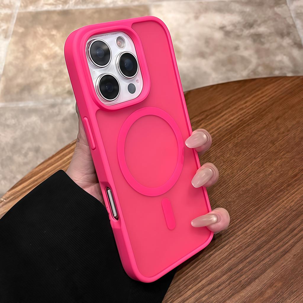 Herren Damen Schlank Matt Ultra Dünn für Magsafe Hülle für iPhone 17 Pro Max 16 15 14 13 12 11 Pro Max Air Plus Mattierte Magnetische Abdeckung
