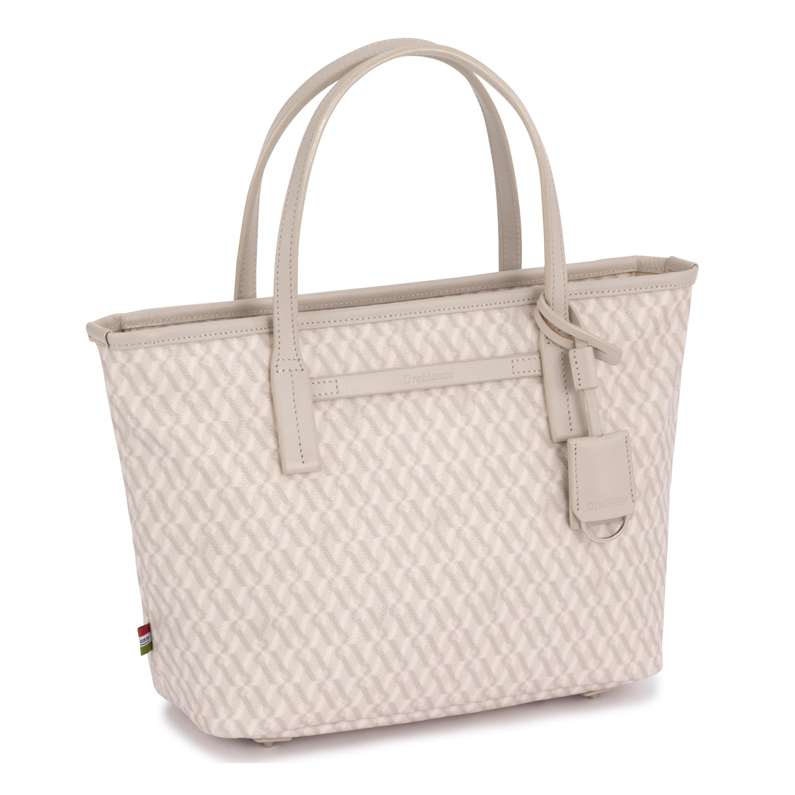 

Tote Bag S Size Mini Tote Laminated Pale [Orobianco] [Genuine Product] Men s Women s [Orogram Attorezzo] No.92884