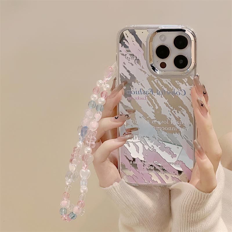 Zhitai 16Pro 3-in-1 Mirror Case for iPhone 14 and Apple 15 Pro Max, Ins Style Mobile Phone Accessory