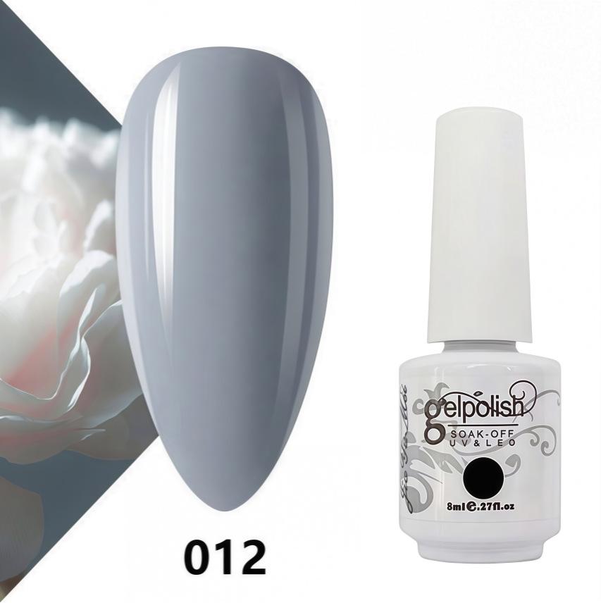 Amber Gel Polish Set: Gel Polish Manicure Kit with Whitening, Base Coat, and Sealer.