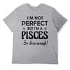 Pisces Twelve Constellation (11) T-shirt Crewneck Campaign  Joke T-shirts Hot Sale Travel USA Size