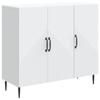 Sideboard White 89 X 34.5 X 80 Cm Engineered Wood