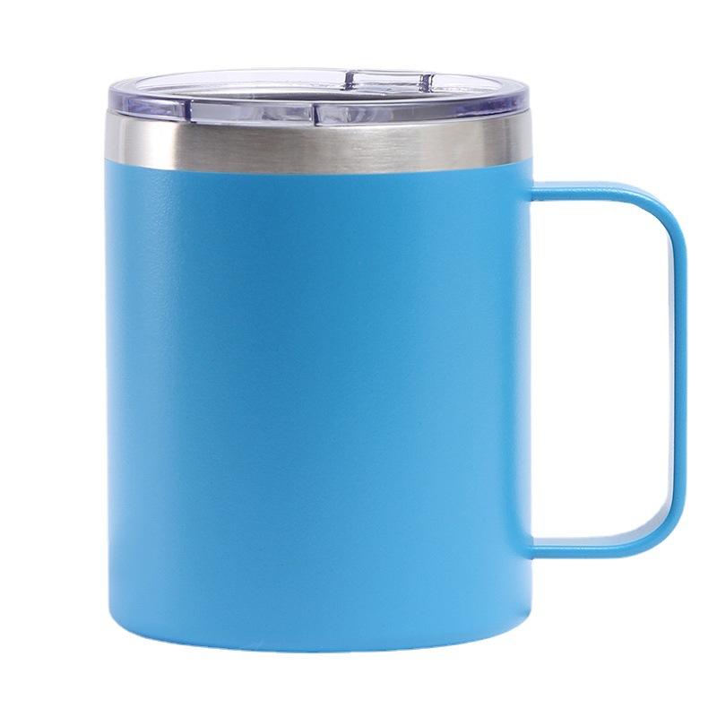 304 Stainless Steel Mug Double Vacuum Handle Coffee Cup Mini Car Portable Insulated Cup