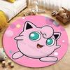 1 Pezzo Pokemon Jigglypuff Stampa Tappeto Rotondo Soggiorno Camera da Letto Tavolo e Sedia Divano Stanza dei Bambini Tappeto Decorativo Tappeto Potdemiel
