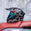Adult Motocross Helmet Full Face Cross Helmet with 800 Off Road Helmets Dot Authentication Dual Lens Matching