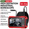 Câmera de Endoscópio Industrial HT669A HD1080P Tela IPS de 4,3 polegadas Lente Única/Dupla Câmera de Inspeção de Tubos para Reparo de Carro IP67 à Prova d'Água