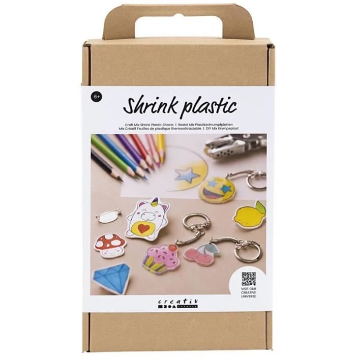 Kit Créatif Plastique Dingue - Porte-clés et Broches
