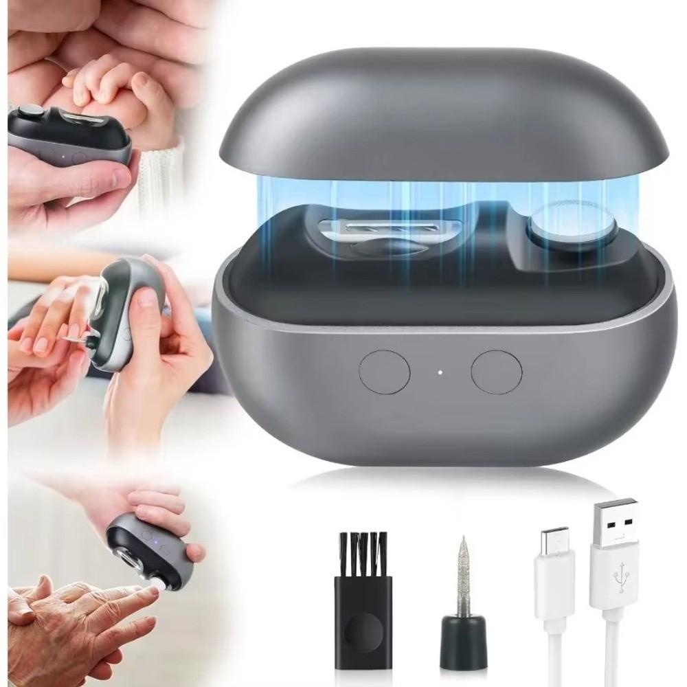 with LED Light Smart Nail Clipper for Seniors Portable Toenail Trimmer