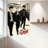 The Clash Punk Rock Metal Tin Sign Band Members City Street Aesthetic Wall Decor for Man Cave Bar Cafe Home Pub Art Decoration