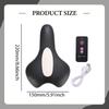 Pelvic Floor Strengthening Device Home Gym Compact Electric Muscle Exerciser Black