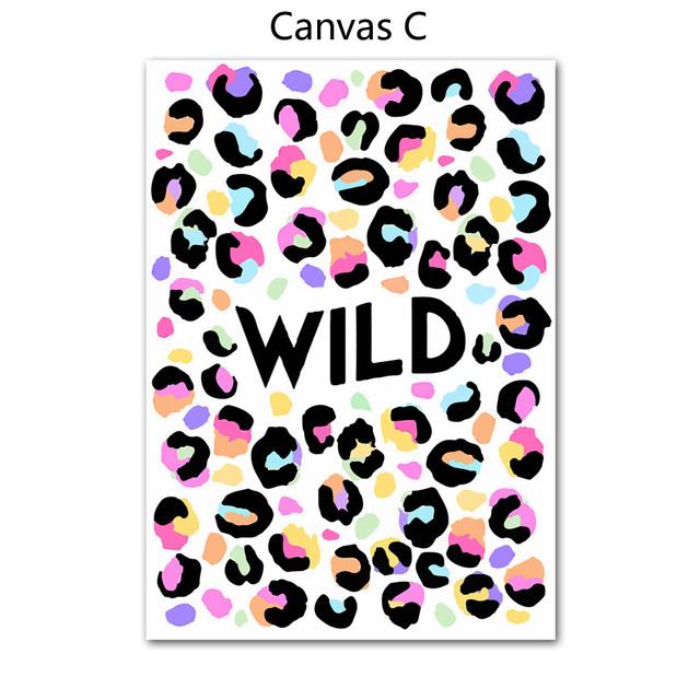 

Ваза с изображением дикого леопарда и тигра, постер с цветком Радуги для девушки, настенное искусство, холст для рисования, губы, скандинавское украшение для гостиной, стены 21cm×30cm NoFrame