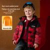 ASK JUNIOR Boys' 3-Proof Hooded Down Jacket