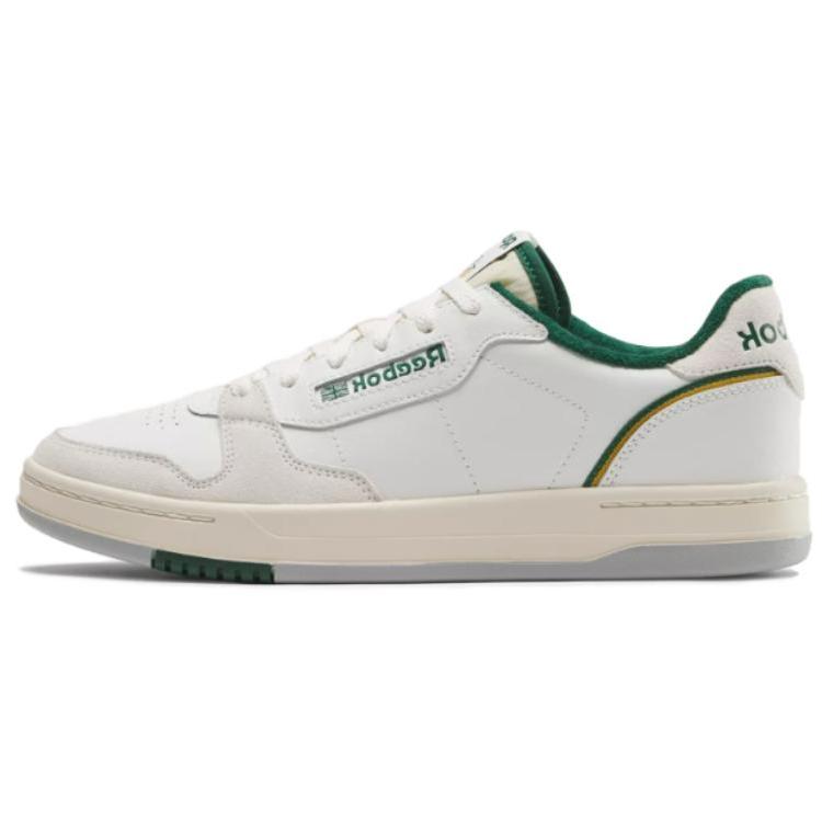 

Reebok Phase Court Chalk темно-зеленые мужские кроссовки кремовые Paperwhite 100074468 42
