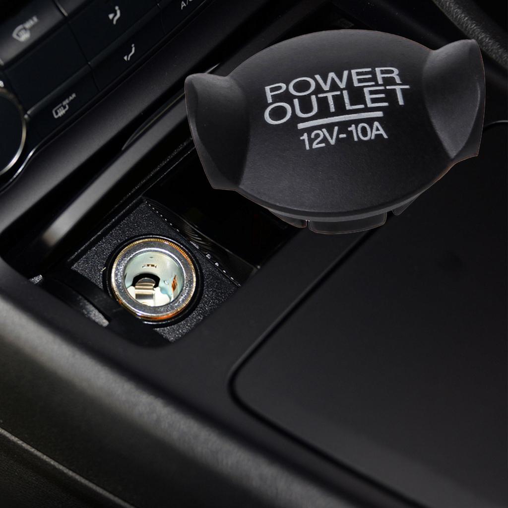 2Pcs 12V Power Socket Plug Cover Caps Car Cigarette Lighter Outlet Cover Dustproof Plug Caps Auto Interior Accessories