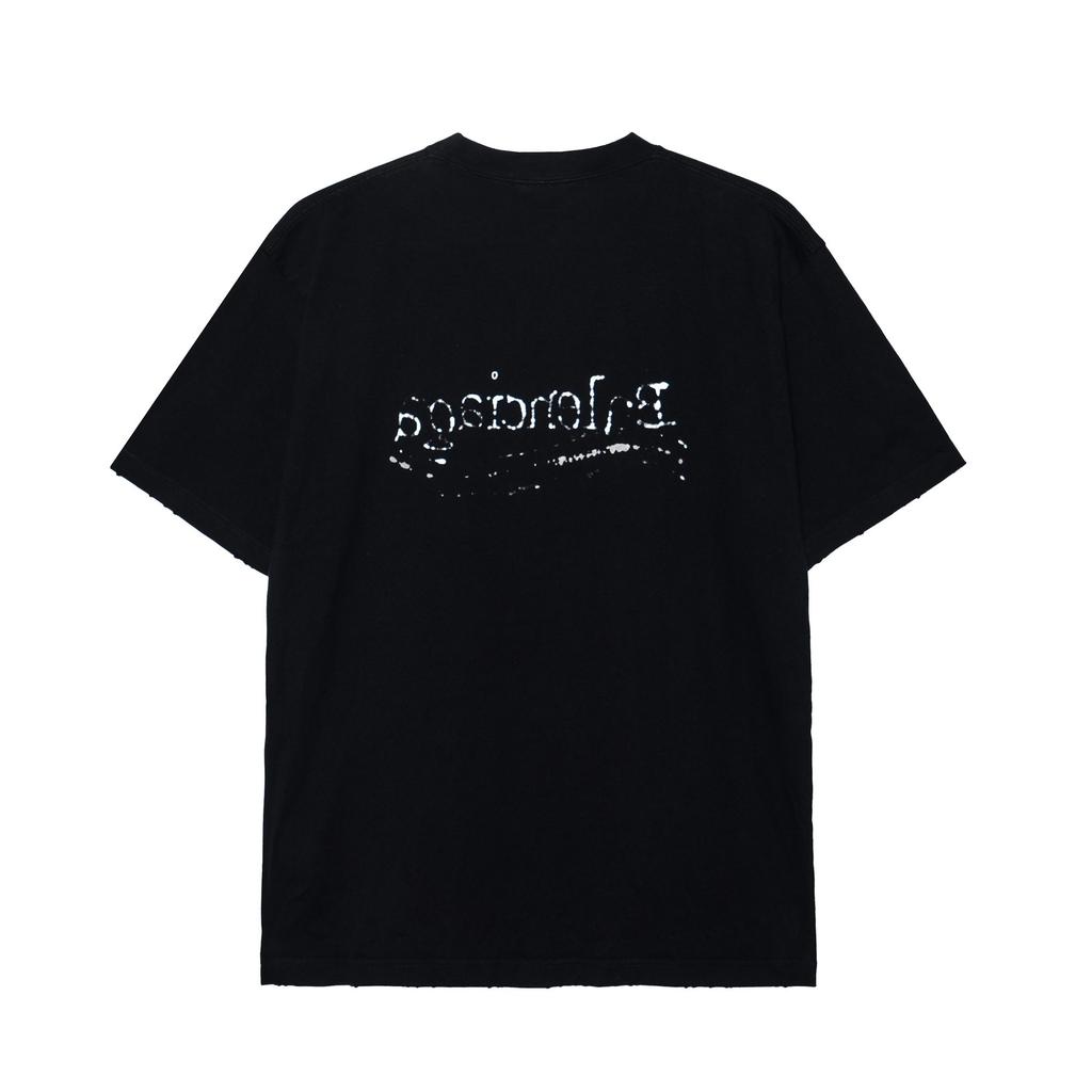 Balenciaga FW23 Short Sleeved T Shirts Women's Black 641655TNVE71197