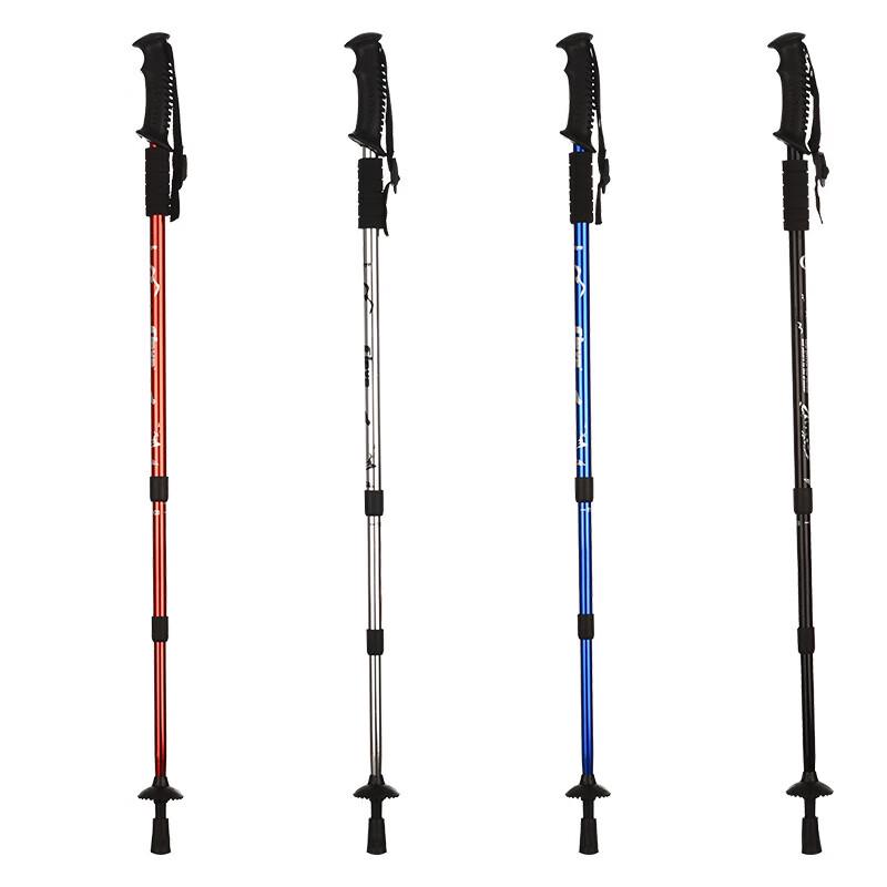 Lu Rui Ying 3-Section Aluminum Alloy Shock-Absorbing T-Handle Trekking Pole