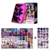 92 Pcs Korean Idol Demon Movie Hunters Cards, Anime Style Cartoon Flash Cards Photocards Lomo Cards Set Waterproof Card
