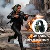Tactical Noise-Reduction Wired Headset with Earmuffs for Shooting and CS