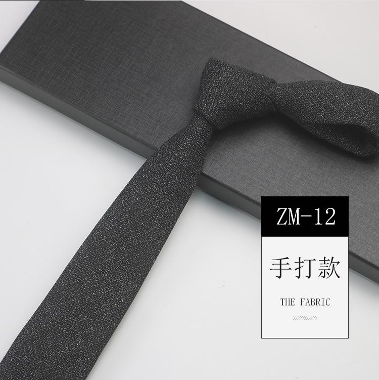 Wool Blended Tie Men'S And Women'S Casual British Striped Plaid Small Fragrant Style Photography Gentleman'S Hand Tie