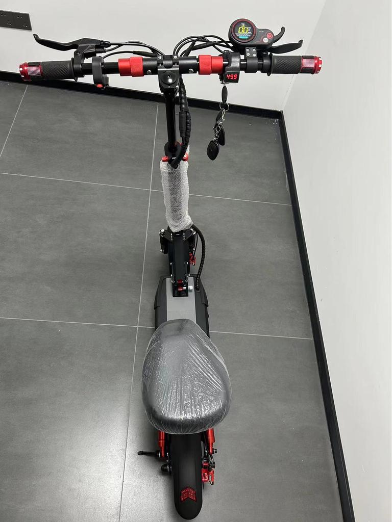 M4 Portable Foldable Electric Scooter - 10-Inch Two-Wheeled City Commuter Vehicle, Stand or Ride.