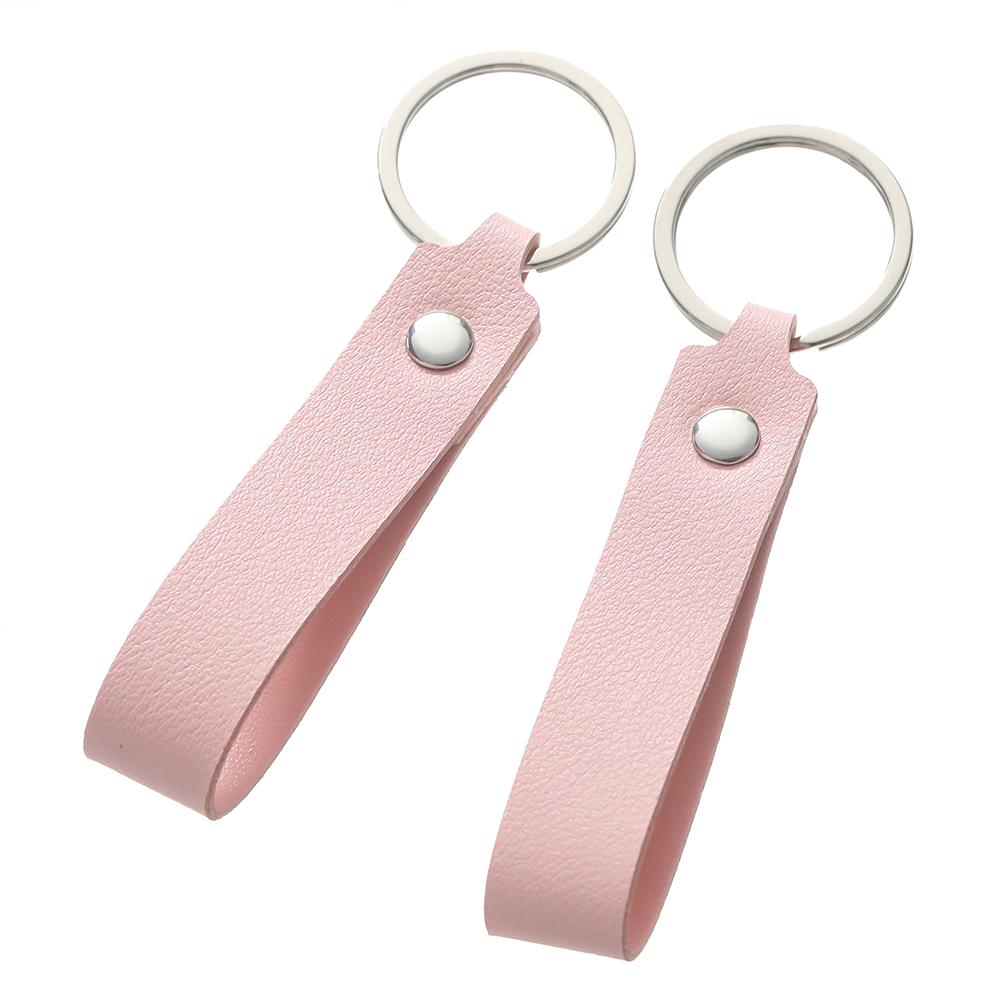 1/5pcs PU Leather Keychain Business Gift Leather Key Chain for Men Women Car Key Strap Waist Wallet KeyChains Keyrings
