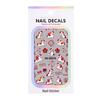 5D Embossed Nail Stickers: Floral, Cartoon, National Style, Fruit Designs, Hot Stamping