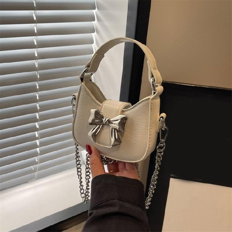 Chain Strap Messenger Bag for Women Bows Shoulder Bag PU Leather Crossbody Bag