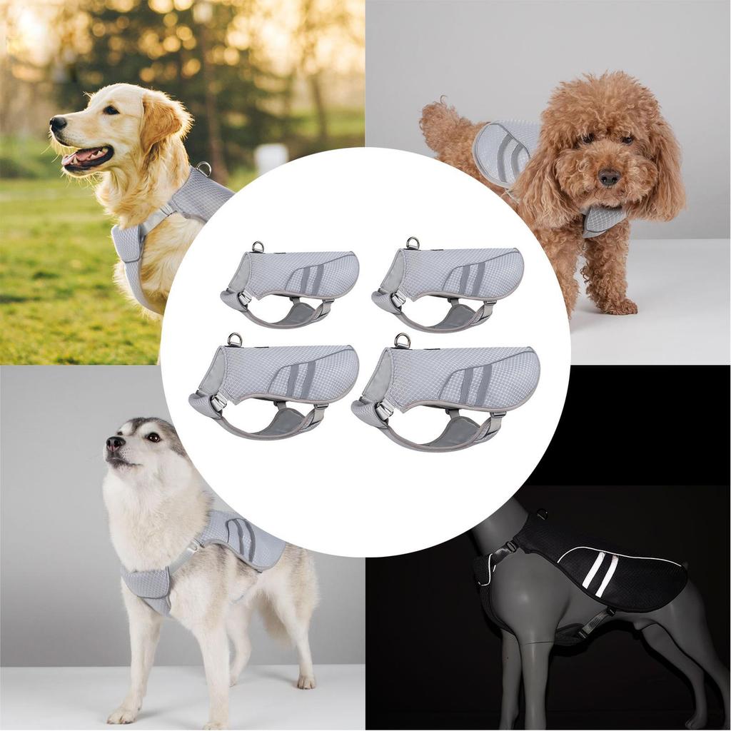 Cooling Vest Pet Coat Adjusta for Caing Walking Summer