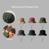Foldable Waterproof Bucket Hat Packable Uv Protection Summer Hats Adjustable Beach Hat With Chin Strap