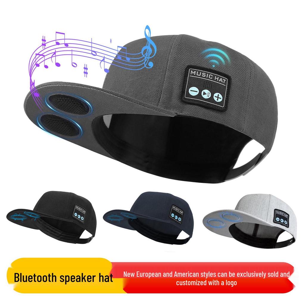 Gorra de Béisbol con Altavoz Bluetooth Inteligente para Deportes al Aire Libre y Baile Callejero