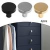 Round Cabinet Pulls Drawer Handle Single Hole Metal Handle Cabinet Drawer Knobs Kitchen Cupboard Door Furniture Hardware