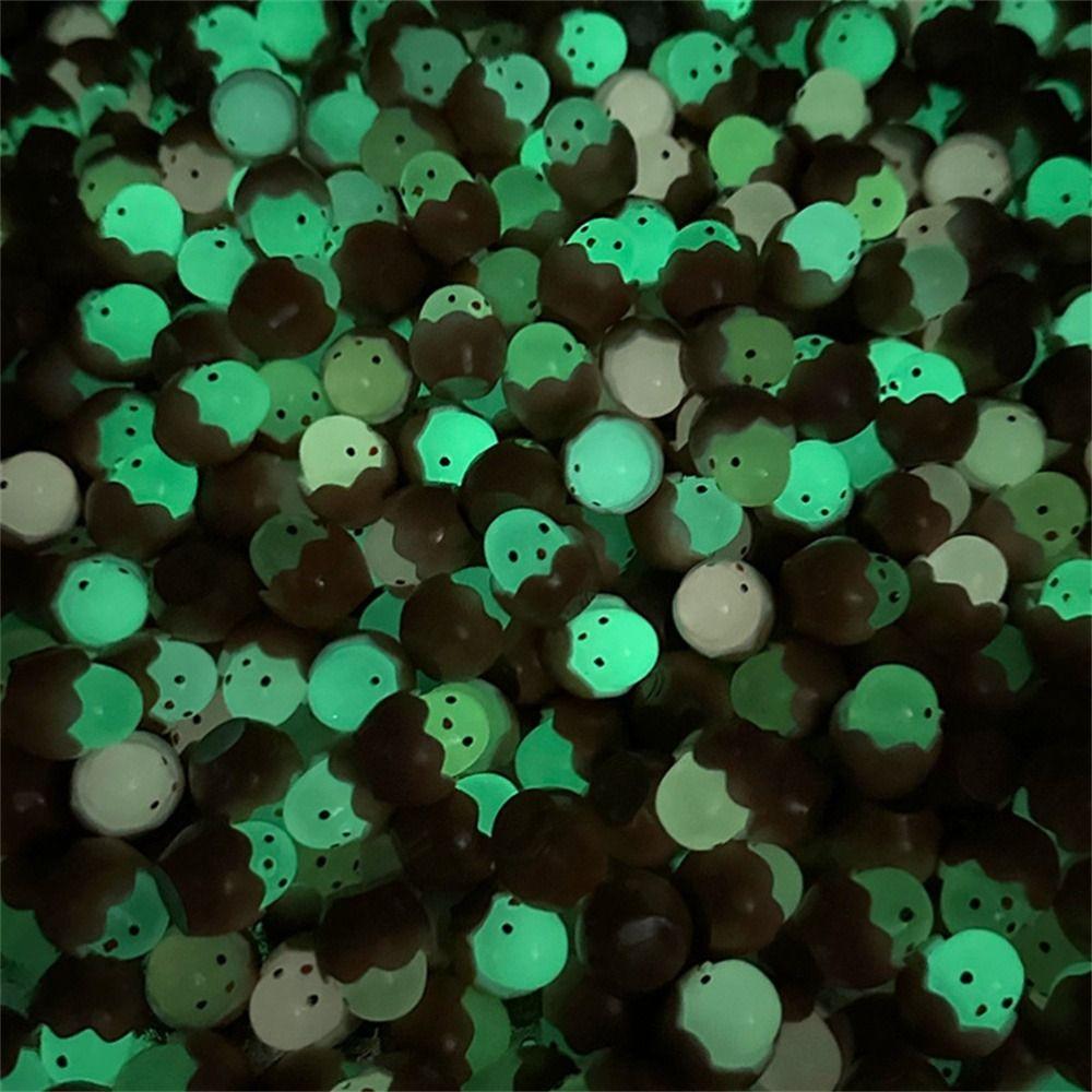 Cartoon Cute Luminous Chicken Ornament Dolls Figures Car Dashboard Toys Home Deco