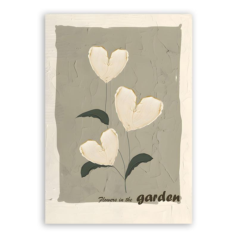 Vintage Bohemian Floral Canvas Painting Minimalistic Flower Market Posters and Print Pictures Living Room Wall Art Home Decor