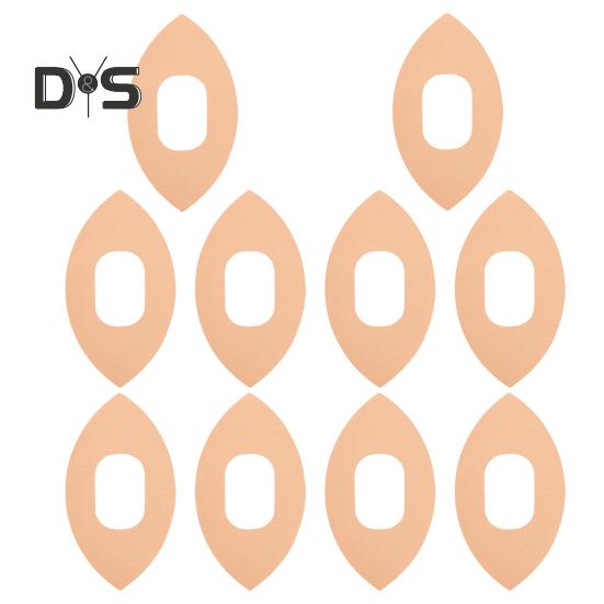 

10 шт. предварительно нарезанной кинезиологической ленты для облегчения боли в коленях, эластичной водонепроницаемой спортивной ленты для поддержки стабильности колена коричневый