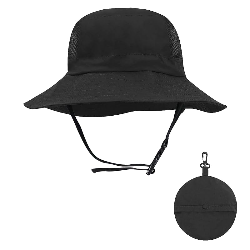 

[HORADON] safari hat Men s [Upgraded ventilation structure, compact storage, UPF50+ certified] UV protection hat UV protection sun protection water