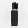 Set of 7 Gold Knives with Stand Kb-01 Mixed