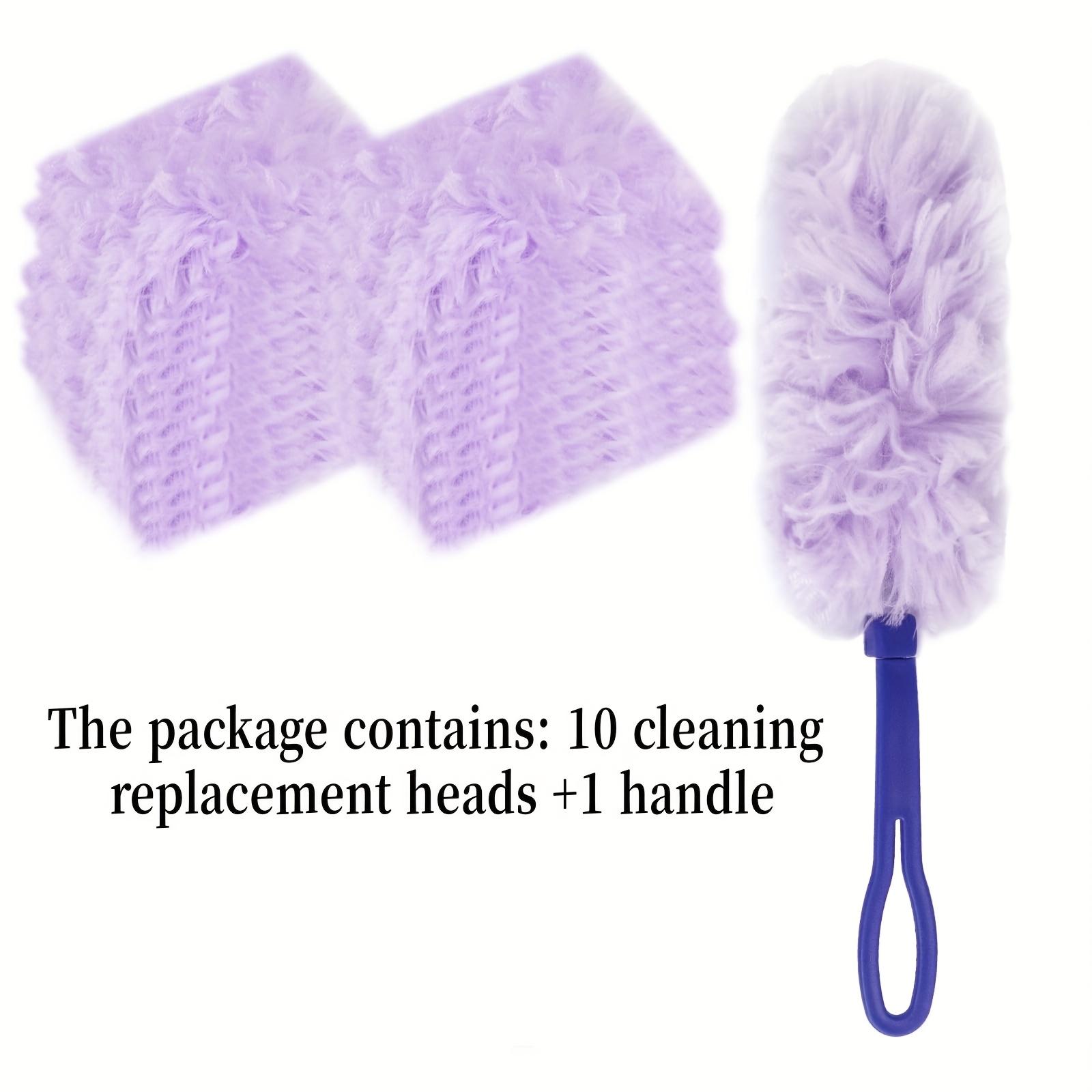 

11/21pcs Heavy-Duty Thickened Disposable Dust Removal Cleaning Head Replacement Bag with 1 Handle,Replaceable Small Cloth Handle