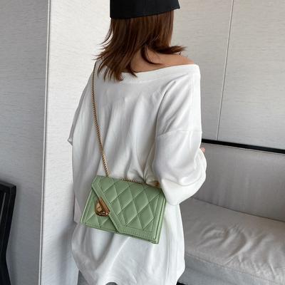 Summer Small Bag 2020 New Trendy Fashion Rhombus Chain Bag Crossbody Bag Women's Versatile Popular Small Square Bag