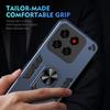 For ZTE Blade A56 Case PC+TPU Drop Defend Phone Cover with Ring Kickstand