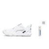 Li Ning Raketenfamilie, Flying Legs Textil, Synthetikleder Dämpfung Rutschfest Niedrig geschnitten Badminton Schuhe Unisex AYTU023-2