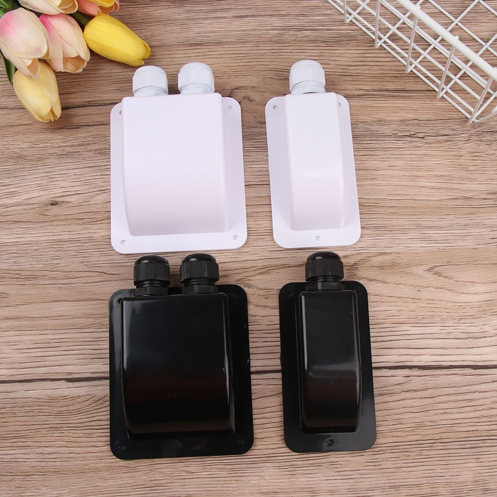Boat Camper. Caravan Cable Entry Gland RV Roof Cable Box Double/Single Ports Solar Panel Terminal Block Case