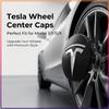 4Pcs 56MM Car Emblem Wheel Center Hub Cap Covers Auto Rim Cover For Tesla Model S Model X Model Y Model 3 Roadster SpaceX Accessory