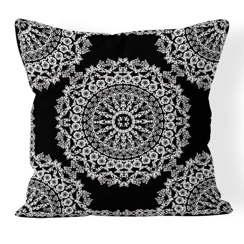 Bohemian Retro Style Decorative Car Cushion Office Bedroom Living Room Sofa Cushion Pillow Cover
