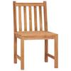 Vidaxl 7-Cz. Garden Furniture Set, Solid Teak Wood