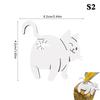 Funny Cat Butt Bread Clip 3D Printed Bag Clip Bag Holder Novelty Kitchen Gadget For Cat Lovers Food Storage Home Decor 1/2/3Pcs