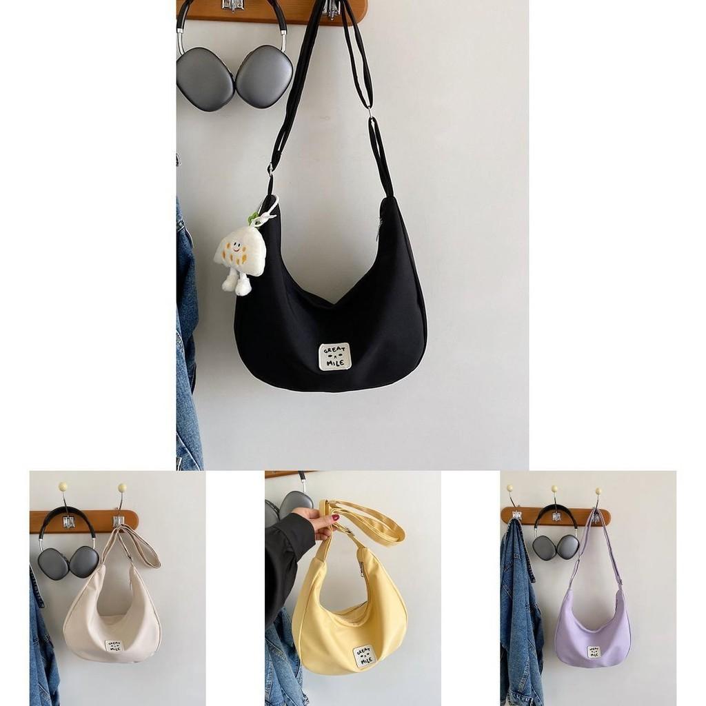 Stylish Nylon Crossbody Bag For Women 2024 With Soft Fabric Minimalist Design And Casual Chic Look