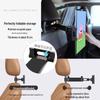 Car Rear Seat Headrest Mount: Multifunctional Tablet & Phone Holder with Back Cushion