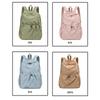 Korean Solid Color Nylon Cloth Backpack Large-capacity Casual Simple College Students Men Women Same All-match Lightweight
