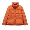 Winter new literary high-end light and thin down jacket women's short stand-up collar white duck down small loose coat