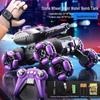 Six-Wheel Remote Control Stunt Tank: Gesture-Sensing Off-Road Water Bomb Toy for Kids